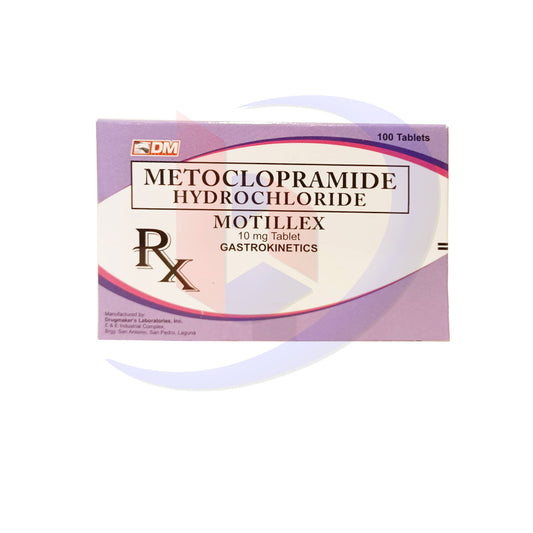 Metoclopramide Hydrochloride (Motillex) 10mg Tablet 100's