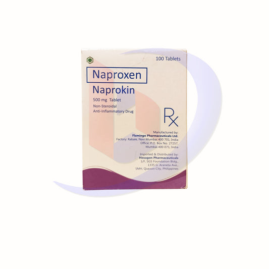 Naproxen (Naprokin) 500mg Non Steroidal Tablet 100's