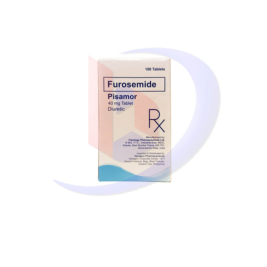 Furosemide (Pisamor) 40mg Diuretic Tablet 100's