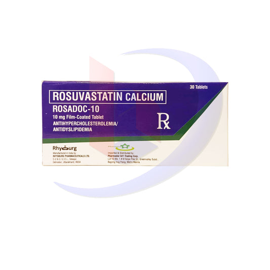 ROSUVASTATIN CALCIUM 10MG 30'S TAB (ROSADOC-10)