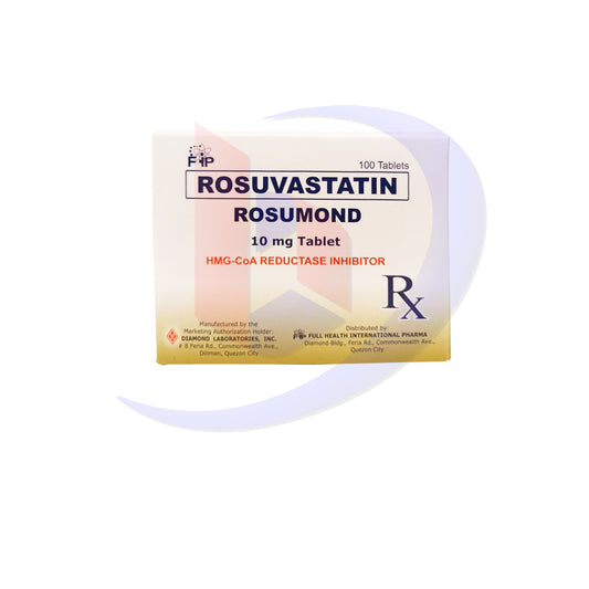 Rosuvastatin (Rosumond) 10mg Tablet 100's