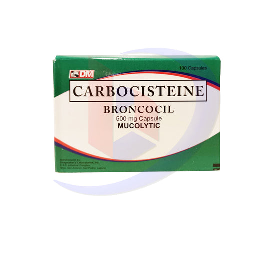 Carbocisteine (Broncocil) 500mg Mucolytic Capsule 100's