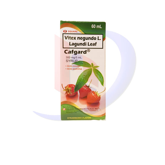 Lagundi Leaf (Cafgard) Vitex Negundo L. 300mg/5ml Syrup 60ml