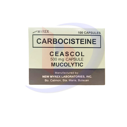 Carbocisteine (Ceascol) 500mg Capsules 100's