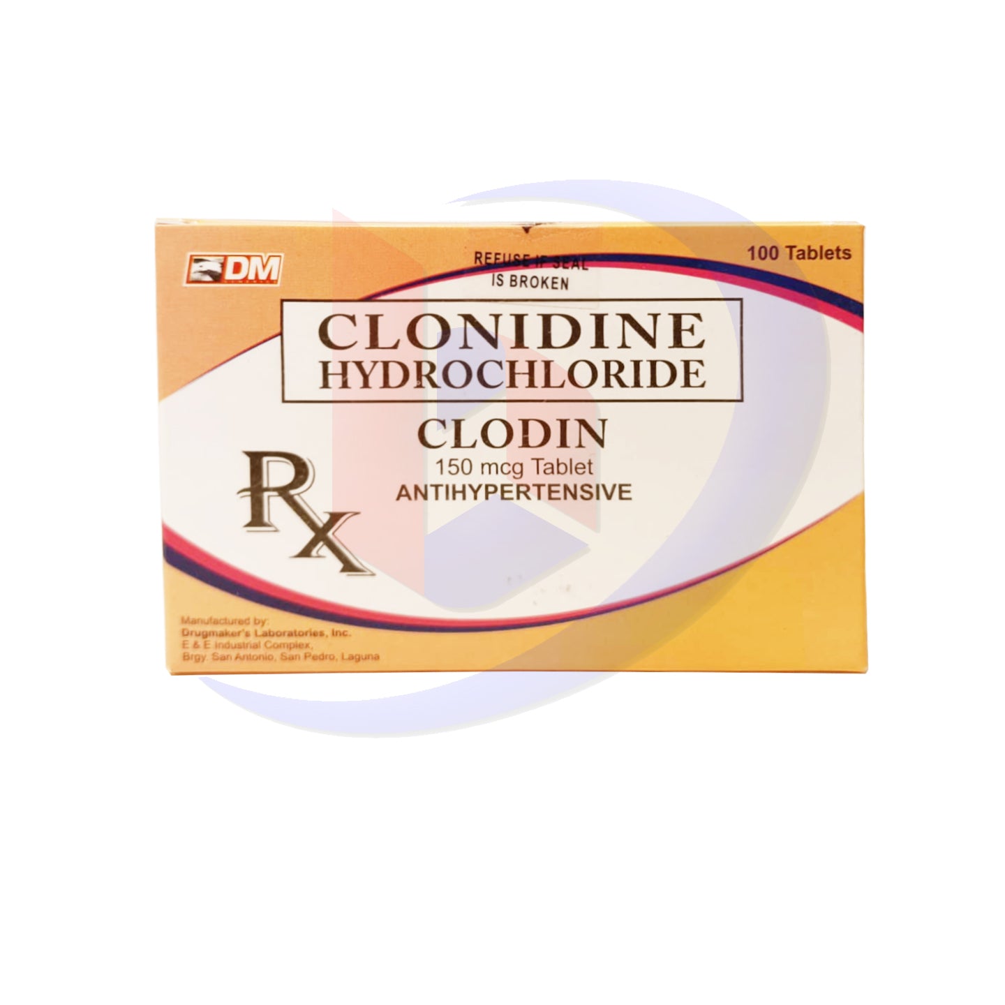 Clonidine (Clodin 150) 150mcg Tablet 100's