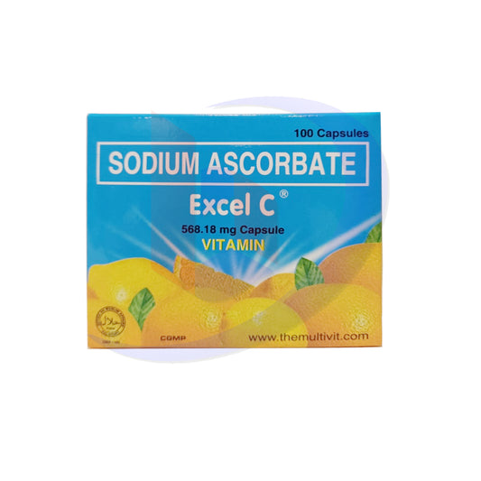 Sodium Ascorbate (Exel C) 568.18mg Capsule 100's