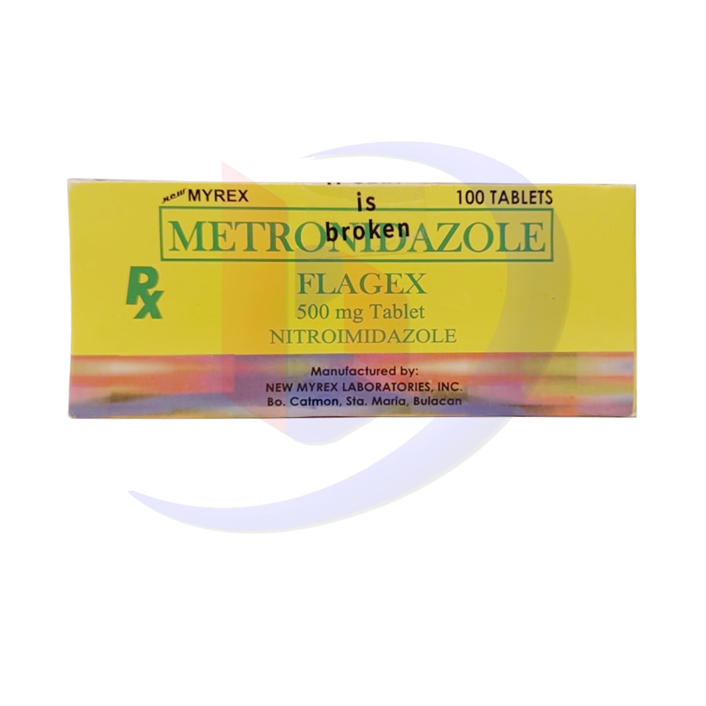 Metrodinazole (Flagex) 500mg Tablet 100's