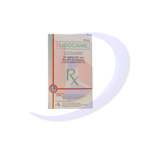 Lidocaine (Locaine) 20mg Solution for Injection 50ml