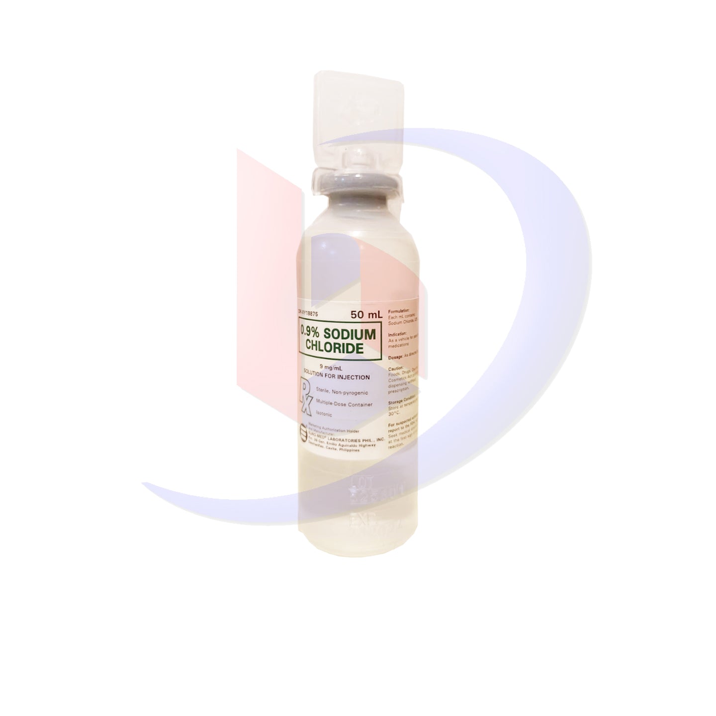 Sodium Chloride 0.9% (Euromed) 9mg/ml Solution for Injection 50ml ...
