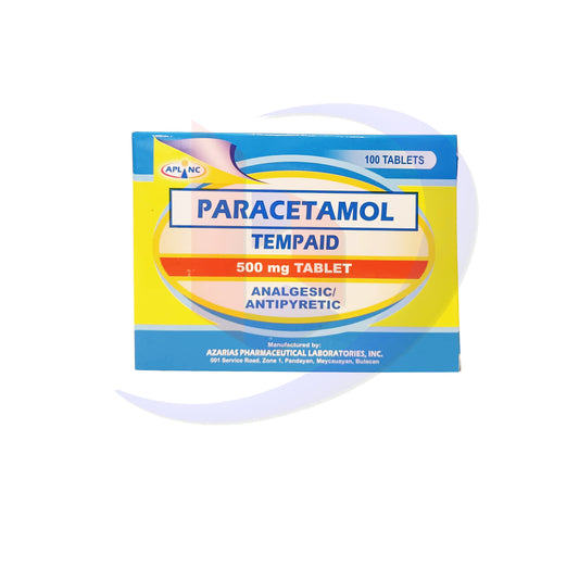 Paracetamol (Tempaid) 500mg Tablet 100's